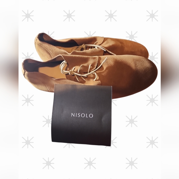 Nisolo Suede “Lightweight 1x Derby” Shoe in tan, size 12 NIB - Picture 3 of 4